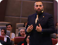 Speaker presenting